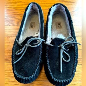 UGG OLSEN MEN SLIPPERS SUEDE BLACK US 10 /UK 9 /EU 43
